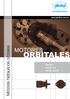 Motores hidraulicos orbitales MOTORES ORBITALES MOS-L MOR-AS MOR-AS-R