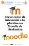 Breve curso de iniciación a la plataforma Moodle de Hezkuntza