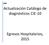 DEIS. Actualización Catálogo de diagnósticos CIE-10