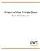 Amazon Virtual Private Cloud. Guía de introducción