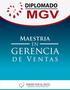 Diplomado MGV Maestría en Gerencia de Ventas