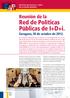 Red de Políticas Públicas de I+D+i. Zaragoza, 30 de octubre de 2012.