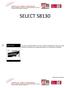 SELECT S8130. Manual del comercial