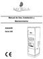 Manual de Uso, Instalación y Mantenimiento AQUAIR. Serie 250