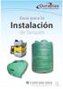 Guía para a la. Instalación. de Tanques