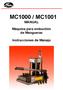 MC1000 / MC1001 MANUAL