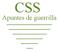 CSS. Apuntes de guerrilla