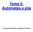 Tema 5: Autómatas a pila. Teoría de autómatas y lenguajes formales I