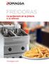 FREIDORAS. La perfección de la fritura a su alcance. romagsa.com