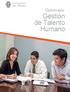 Diplomado. Gestión de Talento Humano