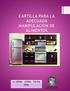 Índice. Introducción. Contribución del manejo higiénico de los alimentos a la salud familiar y de la población.