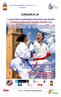 Real Federación Española de Karate y D.A.  CIRCULAR Nº 38. Miembro del Comité Olímpico Español