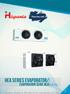 HEA SERIES EVAPORATOR/ EVAPORADOR SERIE HEA 60 Hz. Taizhou Hispania Refrigeration Equipment Co., Ltd.