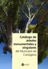 Catálogo de árboles monumentales y singulares del Municipio de Cartagena