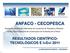 ANFACO - CECOPESCA. RESULTADOS CIENTÍFICO- TECNOLÓGICOS E I+D+i 2011