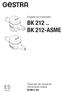 Purgador de condensado BK BK 212-ASME. Traducción del manual de instrucciones original Español