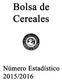 IndIce general. Bolsa de Cereales de Buenos Aires Número estadístico 2015/16. Aspectos mundiales: Presentación 1