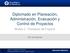 Diplomado en Planeación, Administración, Evaluación y Control de Proyectos