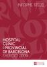 HOSPITAL CLÍNIC I PROVINCIAL DE BARCELONA EXERCICI 2009 INFORME 17/2012