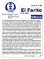 El Farito 29 de mayo. Editorial