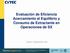 Evaluación de Eficiencia Acercamiento al Equilibrio y Consumo de Extractante en Operaciones de SX. Cytec Industries Inc.
