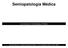 Semiopatología Médica