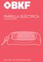 PARRILLA ELÉCTRICA. Modelo BF-EG1500 MANUAL DE INSTRUCCIONES