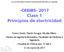 -CEEIBS Clase 1 Principios de electricidad