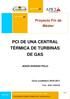 PCI DE UNA CENTRAL TÉRMICA DE TURBINAS DE GAS