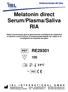 Melatonin direct Serum/Plasma/Saliva RIA