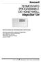 MagicStat /24 TERMOSTATO PROGRAMABLE DE HONEYWELL INSTRUCCIONES DE PROGRAMACIÓN E INSTALACIÓN