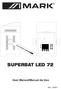 SUPERBAT LED 72. User Manual/Manual de Uso. Rev