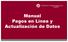 Manual Pagos en Línea y Actualización de Datos