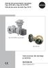 Instrucciones de montaje y servicio EB 8222 ES. Válvula de accionamiento neumático Tipo 3310/AT y Tipo 3310/3278 Válvula de sector de bola Tipo 3310