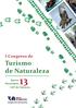 I Congreso de. Turismo de Naturaleza