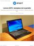 Lenovo G570: reemplazo de la pantalla