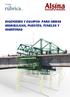 Tecnología: Ingeniería y Equipos para Obras hidráulicas, puentes, túneles y