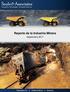 Reporte de la Industria Minera