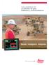 Leica GradeSmart 3D La solución 3D para bulldozers y motoniveladoras. >Rápida>Inteligente>Integrada