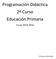 Programación Didáctica 2º Curso Educación Primaria