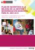 PLAN DE INCENTIVOS A LA MEJORA DE LA GESTIÓN Y MODERNIZACIÓN MUNICIPAL PARA EL AÑO 2013