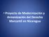 Proyecto de Modernización y Armonización del Derecho Mercantil en Nicaragua