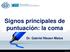 Signos principales de puntuación: la coma. Dr. Gabriel Niezen Matos