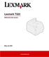 Lexmark T522. Referencia del usuario. Mayo de