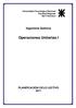 Operaciones Unitarias I