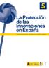 La Protección de las Innovaciones en España
