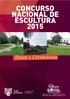 CONCURSO NACIONAL DE ESCULTURA 2015