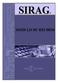 I N D I C E. VBSIR - Recibos Pág. i. Sirag Informática, S.L. Pág. * Gestión de Recibos. Introducción * Bancos... 3