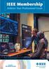ÍNDICE. Suscripción a la Membresía IEEE. Renovación de la Membresía IEEE (Próximamente)