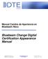 Bluebeam Change Digital Certification Appearance Manual. Manual Cambio de Apariencia en Bluebeam Revu